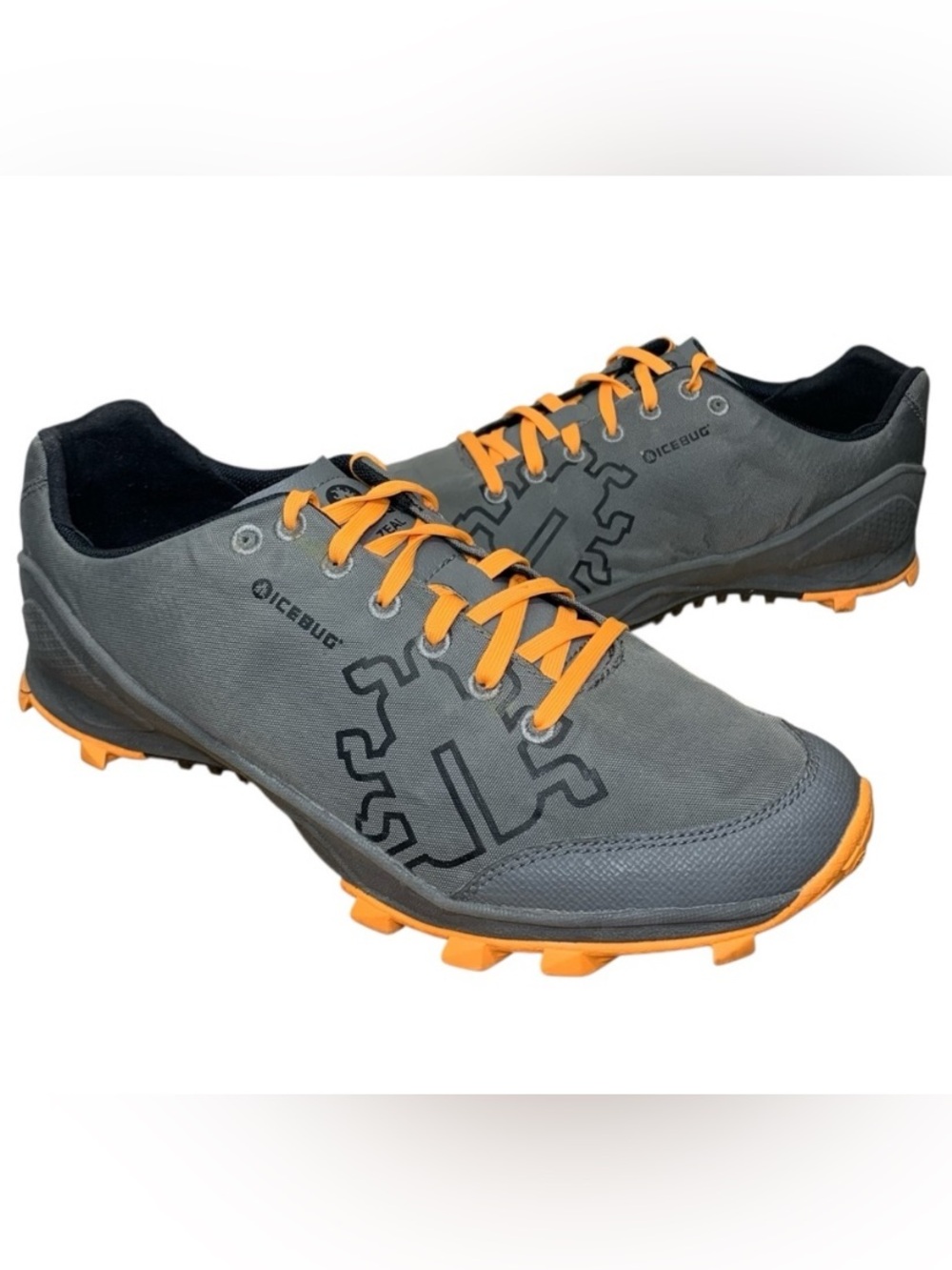 Icebug Zeal RBX9 Trail Running Shoes Sz 10 Gray Lace up Outdoor Performance